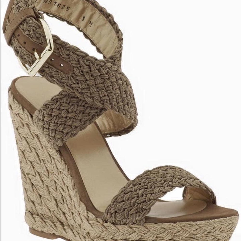 Stuart Weitzman Alex Crochet Wedges - As New